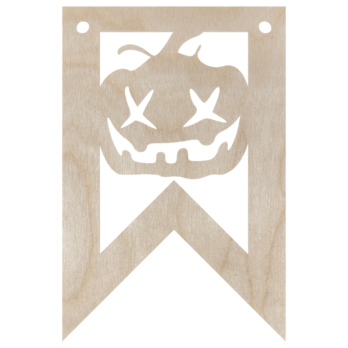 DREWNIANY PROPORCZYK GIRLANDA DO POKOJU DZIECKA DO POWIESZENIA HALLOWEEN