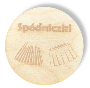 DREWNIANE PLAKIETKI TABLICZKI NA SZUFLADY ORGANIZERY POJEMNIKI SPÓDNICZKI