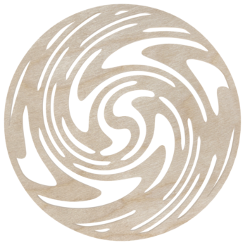 DREWNIANA PODKŁADKA POD KUBEK FILIŻANKĘ SZKLANKĘ ZE SKLEJKI WIR