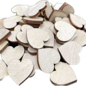 DREWNIANE SERCE SERDUSZKO SERDUSZKA OZDOBA DECOUPAGE DEKORACJA MIŁOŚĆ 2 CM