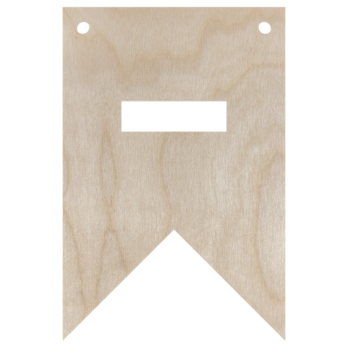 DREWNIANY PROPORCZYK GIRLANDA DO POKOJU DZIECKA DO POWIESZENIA MYŚLNIK