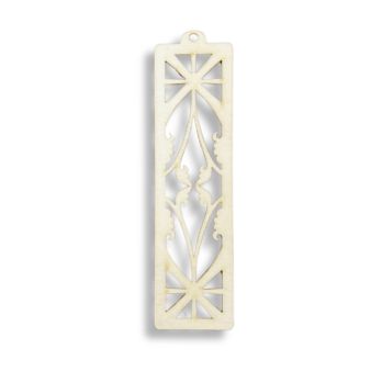 DREWNIANA ZAKŁADKA DO KSIĄŻKI ORNAMNET AŻUR SKLEJKA DEKOR KSIĄŻKA