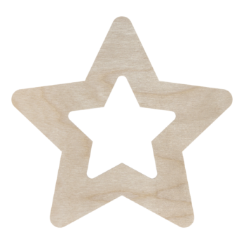 DREWNIANE GWIAZDKI DEKOR SCRAPKI SKELJKA 30 SZTUK