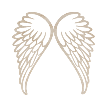 SKRZYDŁA DREWNIANE ANIOŁ SKRZYDEŁKA ANIELSKIE BAZA DECOUPAGE DO ANIOŁA