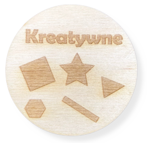 DREWNIANE PLAKIETKI TABLICZKI NA SZUFLADY ORGANIZERY POJEMNIKI KRATYWNE