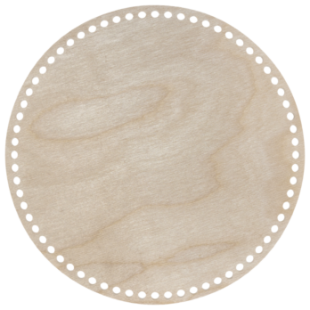 BAZA DNO KOSZYK KOŁO SPÓD OKRĄG ZE SKLEJKI 29CM DO SZNURKA BAWEŁNIANEGO