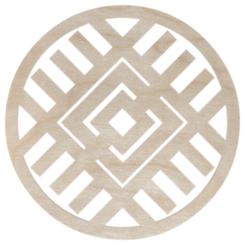 DREWNIANA PODKŁADKA POD KUBEK FILIŻANKĘ SZKLANKĘ ZE SKLEJKI PASKI