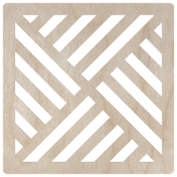 DREWNIANA PODKŁADKA POD KUBEK FILIŻANKĘ SZKLANKĘ ZE SKLEJKI PASKI