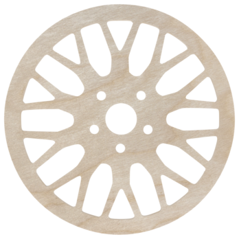 DREWNIANA PODKŁADKA POD KUBEK FILIŻANKĘ SZKLANKĘ ZE SKLEJKI FELGA AUDI RS