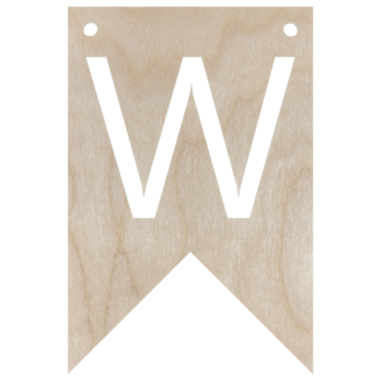 DREWNIANY PROPORCZYK GIRLANDA DO POKOJU DZIECKA LITERKA DO POWIESZENIA W