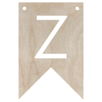 DREWNIANY PROPORCZYK GIRLANDA DO POKOJU DZIECKA LITERKA DO POWIESZENIA Z