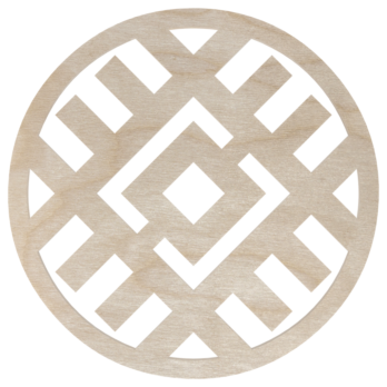 DREWNIANA PODKŁADKA POD KUBEK FILIŻANKĘ SZKLANKĘ ZE SKLEJKI PASKI