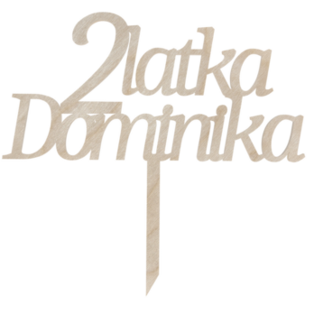 Topper liczba lat imię