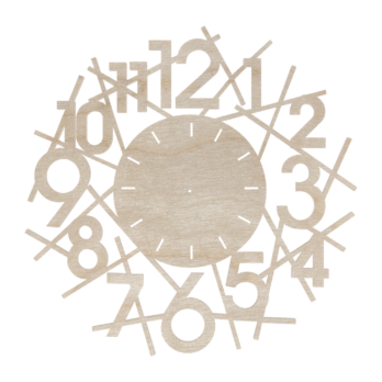 DREWNIANA TARCZA ZEGARA DECOUPAGE ZEGAR ŚCIENNY DEKOR OZDOBA DEKORACJA DIY