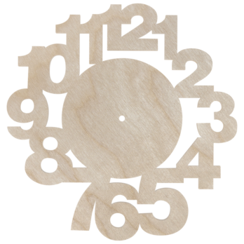 DREWNIANA TARCZA ZEGARA DECOUPAGE ZEGAR ŚCIENNY DEKOR OZDOBA DEKORACJA DIY