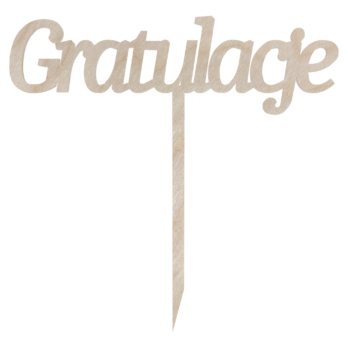 TOPPER GRATULACJE ŚLUB WESELE UKOŃCZENIE SZKOŁY AWANS NA TORT DO KWIATÓW