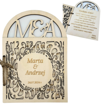 KARTKA NA ŚLUB WESELE PAMIĄTKA NA PIENIĄDZE PREZENT DOWOLNY GRAWER ŻYCZENIA