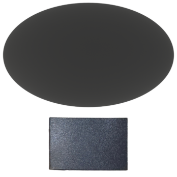 CZARNA BAZA POD MAGNES OWAL OWALNA Z MAGNESEM DO OZDABIANIA DIY DECOUPAGE