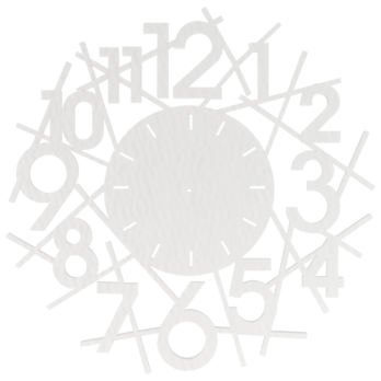 BIAŁA TARCZ TARCZA ZEGARA PŁYTA HDF DECOUPAGE ZEGAR ŚCIENNY DEKOR DEKORACJA