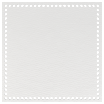 BIAŁA BAZA DO KOSZYKA DNO SPÓD PŁYTA HDF DO MAKRAMY SZYDEŁKA KWADRAT 29CM