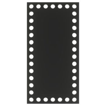 CZARNA BAZA DO KOSZYKA DNO SPÓD PŁYTA HDF DO MAKRAMY PROSTOKĄT 20X10CM