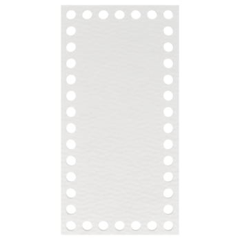 BIAŁA BAZA DO KOSZYKA DNO SPÓD PŁYTA HDF DO MAKRAMY PROSTOKĄT 20X10CM