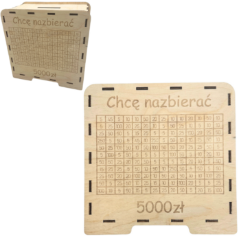 Duża skarbonka chcę nazbierać