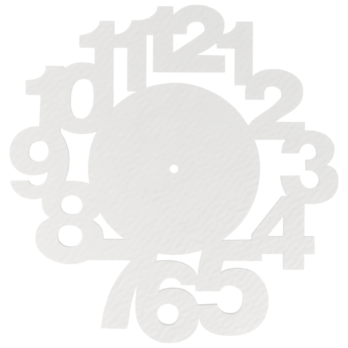 BIAŁA TARCZ TARCZA ZEGARA PŁYTA HDF DECOUPAGE ZEGAR ŚCIENNY DEKOR DEKORACJA