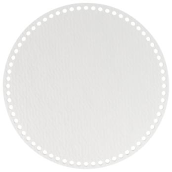 BIAŁA BAZA DO KOSZYKA DNO SPÓD PŁYTA HDF DO MAKRAMY SZYDEŁKA KOŁO 29CM