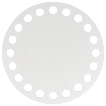 BIAŁA BAZA DO KOSZYKA DNO SPÓD PŁYTA HDF DO MAKRAMY SZYDEŁKA KOŁO 10CM