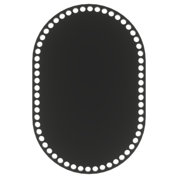 CZARNA BAZA DO KOSZYKA DNO SPÓD PŁYTA HDF DO MAKRAMY SZYDEŁKA OWAL 20X30CM