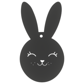 CZARNA OBRĘCZ ZAJĄC USZY WIELKANOC BAZA MAKRAMA ŁAPACZ SNÓW