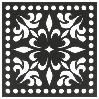 CZARNA BAZA DO KOSZYKA DNO SPÓD PŁYTA HDF DO MAKRAMY KWIATY KWADRAT 15CM