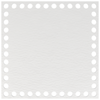 BIAŁA BAZA DO KOSZYKA DNO SPÓD PŁYTA HDF DO MAKRAMY SZYDEŁKA KWADRAT 15CM