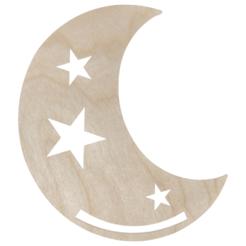 DREWNIANA OBRĘCZ KSIĘŻYC GWIAZDKI BAZA MAKRAMA ŁAPACZ SNÓW