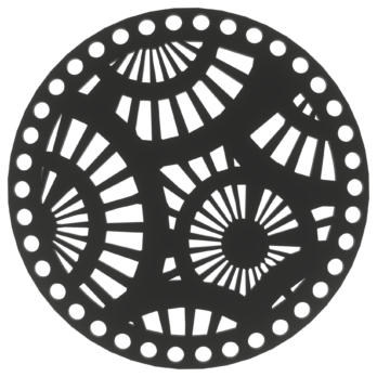 CZARNA BAZA DO KOSZYKA DNO SPÓD PŁYTA HDF DO MAKRAMY SŁOŃCE KOŁO 15CM