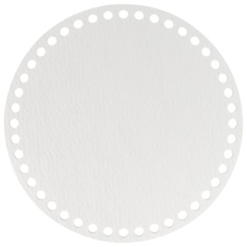 BIAŁA BAZA DO KOSZYKA DNO SPÓD PŁYTA HDF DO MAKRAMY SZYDEŁKA KOŁO 20 CM