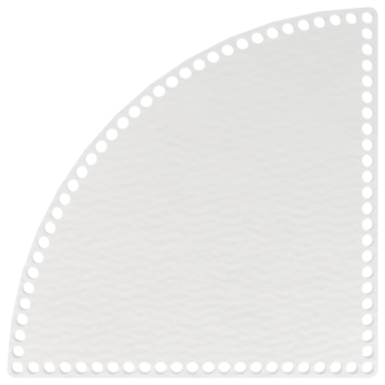 BIAŁA BAZA DO KOSZYKA DNO SPÓD PŁYTA HDF DO MAKRAMY SZYDEŁKA ŁUK 30CM