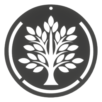 CZARNA OBRĘCZ DRZEWO DRZEWKO 29 CM BAZA MAKRAMA ŁAPACZ SNÓW