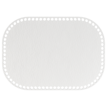 BIAŁA BAZA DO KOSZYKA DNO SPÓD PŁYTA HDF DO MAKRAMY PROSTOKĄT 35X25CM