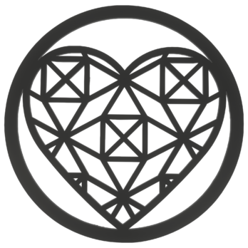 CZARNA OBRĘCZ Z SERCEM SERCE 30 CM BAZA MAKRAMA ŁAPACZ SNÓW