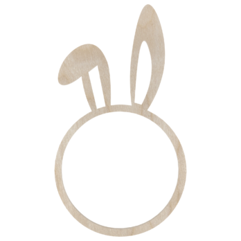 DREWNIANA OBRĘCZ ZAJĄC USZY USZKO ZGIĘTE WIELKANOC BAZA MAKRAMA ŁAPACZ SNÓW
