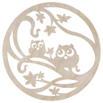 DREWNIANA OBRĘCZ SÓWKI SOWY 24 CM BAZA MAKRAMA ŁAPACZ SNÓW
