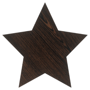 DĄB WENGE GWIAZDKA GWIAZDECZKA OZDOBA ŚWIĄTECZNA BOŻE NARODZENIE DEKOR DIY 15CM