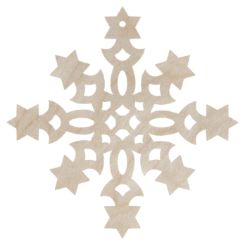 DREWNIANA BOMBKA ŚNIEŻYNKA GWIAZDKI NA CHOINKĘ OZDOBY ŚWIĄTECZNE BOŻE NARODZENIE