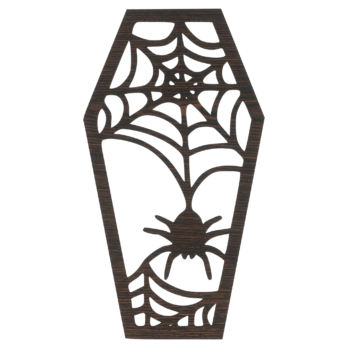 DĄB WENGE TRUMNA PAJĄK PAJĄCZEK HALLOWEEN ZAWIESZKA NA ŚCIANĘ DRZWI OKNO