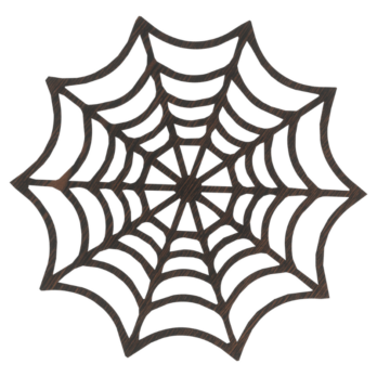 DĄB WENGE PAJĘCZYNA PODKŁADKA OZDOBA HALLOWEEN ZAWIESZKA NA ŚCIANĘ DRZWI OKNO