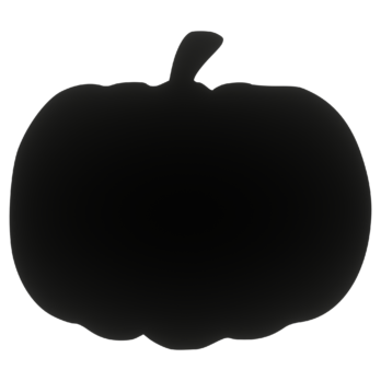 CZARNA DYNIA HALLOWEEN OZDOBA ZAWIESZKA NA ŚCIANĘ DRZWI OKNO