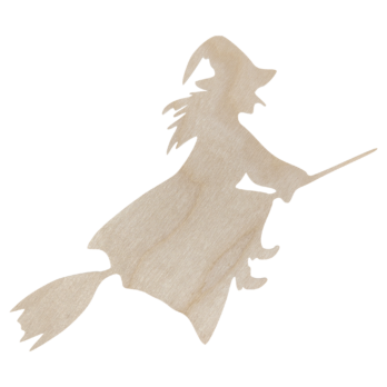 DREWNIANA WIEDŻMA HALLOWEEN ZAWIESZKA NA ŚCIANĘ DRZWI OKNO