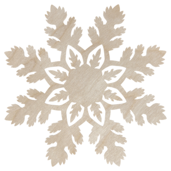 DREWNIANA BOMBKA ŚNIEŻYNKA NA CHOINKĘ OZDOBY ŚWIĄTECZNE BOŻE NARODZENIE DECOR